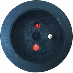 Kabel przedłużający w otulinie z wysokiej jakosci tworzywa sztucznego 5 m Czerwony H05VVF 3G1,5 FR