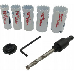 Zestaw 7 otwornic BIMETAL MILWAUKEE