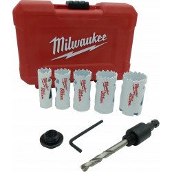 Zestaw 7 otwornic BIMETAL MILWAUKEE