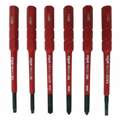 Zestaw bitów SlimBit Electric w kasecie (6 części) WIHA