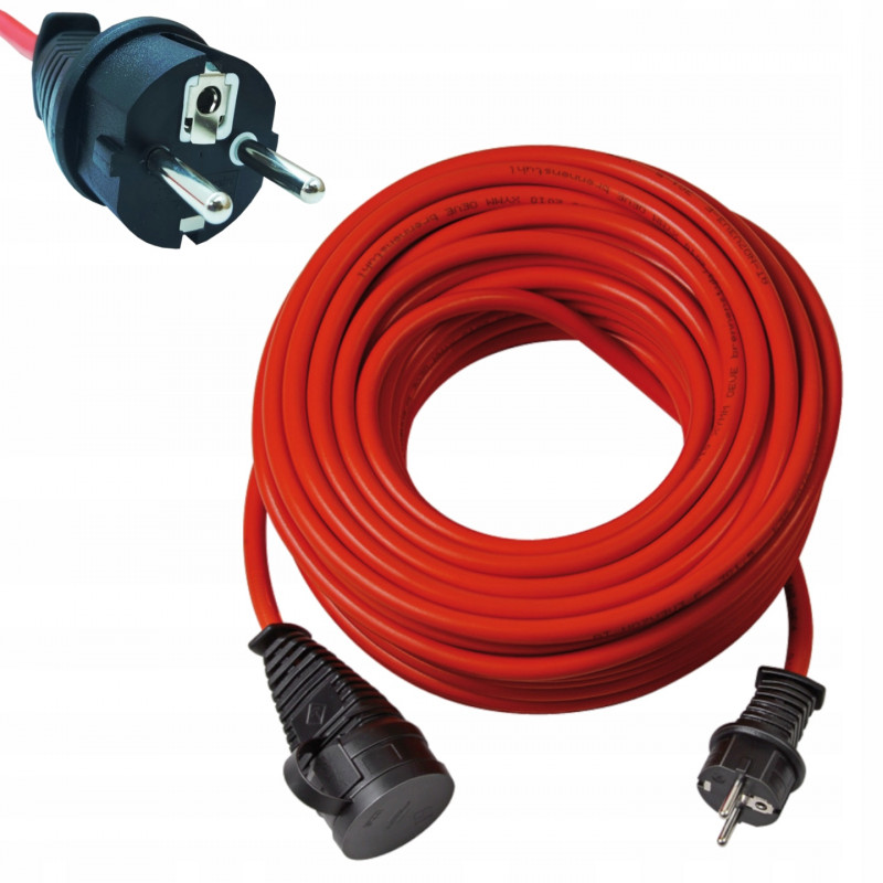 Kabel przedłużający Bremaxx IP 44 czerwony 25 m ATN05V3V3F3G1,5 BRENNENSTUHL