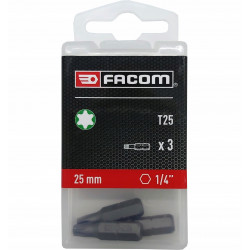 Zestaw 3 końcówek ex.125 T25  FACOM