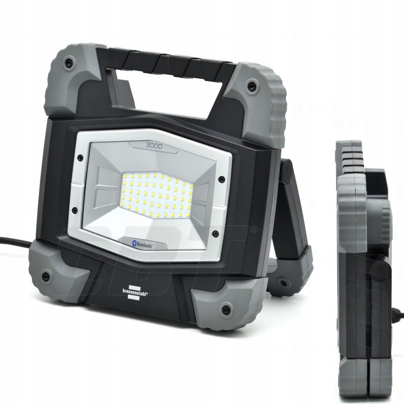 Przenośny naświetlacz LED Bluetooth TORAN 3000 MB z aplikacją do sterowania światłem IP55 3000lm 30W