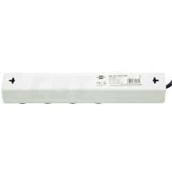 Przedłużacz listwowy przepieciowy 4 gniadza bialy 2 m H05VVF3G1,5 19.500A BRENNENSTUHL