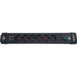 Listwa zasilająca PremiumLine z USB 6gniazd czarny 3 m H05VVF 3G1,5 BRENNENSTUHL