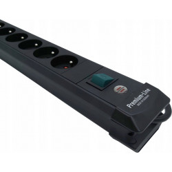 Listwa zasilająca PremiumLine z USB 6gniazd czarny 3 m H05VVF 3G1,5 BRENNENSTUHL
