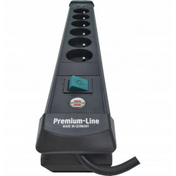 Listwa zasilająca PremiumLine z USB 6gniazd czarny 3 m H05VVF 3G1,5 BRENNENSTUHL