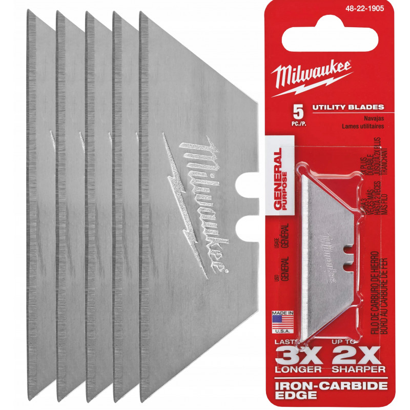 Wymienne ostrze trapezowe (5 sztuk) MILWAUKEE