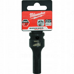 Nasadka udarowa HEX 1/2" z końcówką bita HEX12 MILWAUKEE