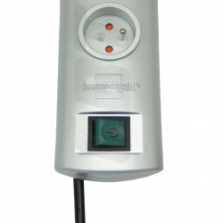 Listwa zasilająca z 4 gniazdami i kablem 1,5 m srebrna BRENNENSTUHL