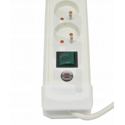 Listwa zasilająca z 4 gniazdami i kablem 1,8 m biała BRENNENSTUHL