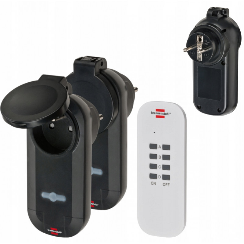 ComfortLine zestaw przełączników radiowych RC CE1 0201 IP44 FR BRENNENSTUHL