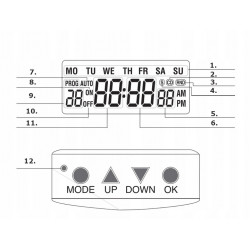 Cyfrowy sterownik czasowy PrimeraLine DT IP44 FR BRENNENSTUHL