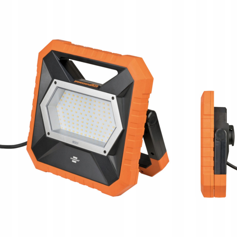 professionalLINE Mobilny reflektor LED X 8001 M IP54 8000lm 5m H07RNF 3G1,5 FR&#47;BE BRENNENSTUHL