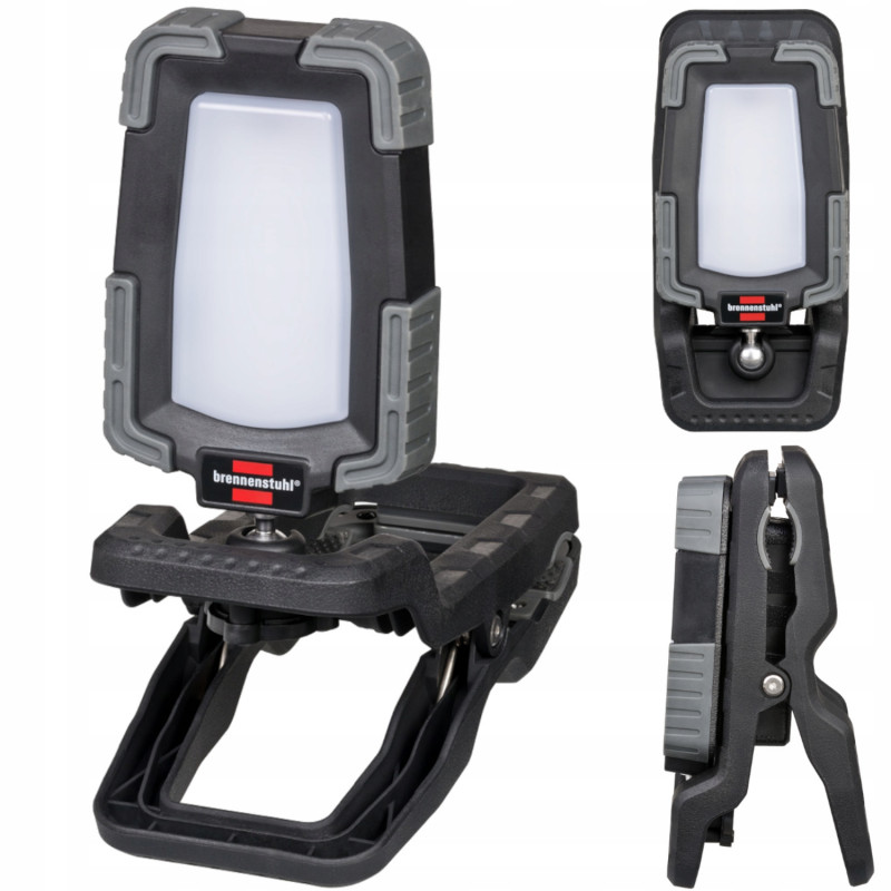 Mobilny reflektor bateryjny LED CL 1050 MA Clip 950 lm IP65 BRENNENSTUHL