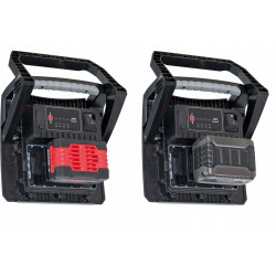 Lampa robocza 40W kompatybilny z akumulatorami 18V od 5 różnych producentów Powertool Multi Battery 