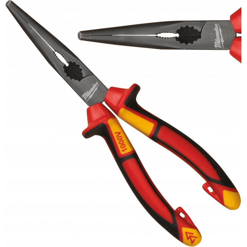 Szczypce długie okrągłe 45° VDE 205 mm MILWAUKEE