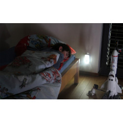 Lampa bezpieczenstwa z czujnikiem LED SSL 40 A z czujnikiem ruchu na podczerwien 50lm+40lm BRENN