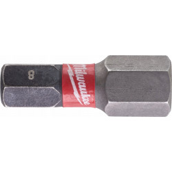 Bit Shockwave Hex8 25 mm (2 sztuki) MILWAUKEE