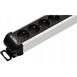 Listwa zasilająca 6gniazda 3 m ochrona przeciwprzepięciowa PremiumProtectLine 60.000A H05VVF 3G1,5 B