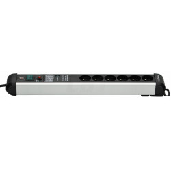 Listwa zasilająca 6gniazda 3 m ochrona przeciwprzepięciowa PremiumProtectLine 60.000A H05VVF 3G1,5 B