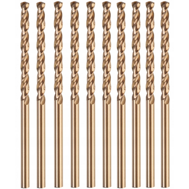 Wiertło do metalu fi 3,0 mm HSSG RED COBALT (10 sztuk) MILWAUKEE