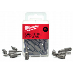 Bit torx TX10 długość 25 mm (25 sztuk) MILWAUKEE