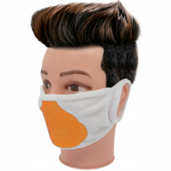 Maseczka ochronna z jonami srebra wielorazowego użytku