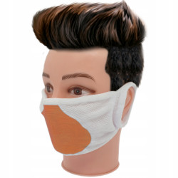 Maseczka ochronna z jonami srebra wielorazowego użytku