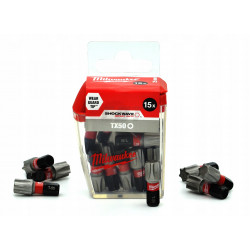Bit Shockwave TX50 długość 25 mm (15 sztuk) MILWAUKEE