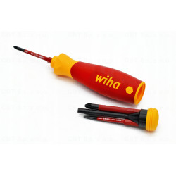 Wkrętak 4 bity slim VDE WIHA