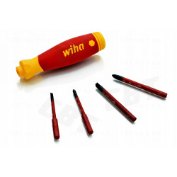 Wkrętak 4 bity slim VDE WIHA