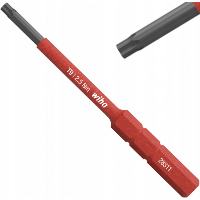 Bit slimBit electric TORX IP (41160) T9 x 75 mm WIHA