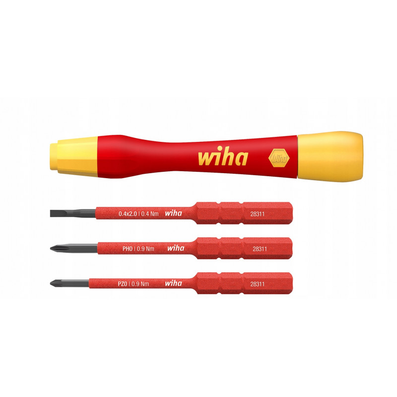 Zestaw wkrętaków precyzyjnych slimBits PicoFinish slimVario electric WIHA