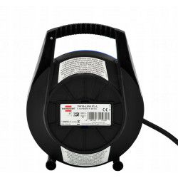 Kompaktowy przedłużacz zwijany VarioLine Box 4 gniazda czarny/niebieski/jasnoszary 5m H05VVF