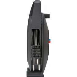 Kompaktowy przedłużacz zwijany VarioLine Box z USB czarny 10m H05VVF 3G1,5 FR/BE BRENNENSTUHL