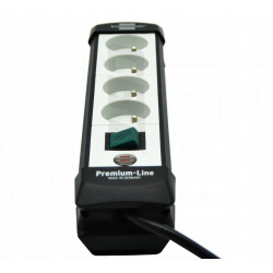 Listwa zasilająca z 4 gniazdami i kablem 1,8 m czarno/szara BRENNENSTUHL