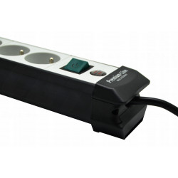 Listwa zasilająca z 4 gniazdami i kablem 1,8 m czarno/szara BRENNENSTUHL