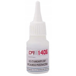 Klej superszybki cyjanoakrylowy C 1406 20 g CFI