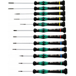 Zestaw wkrętaków precyzyjnych nasadowych 12cz. Kraftform Micro 12 Universal 1 WERA