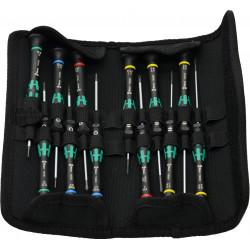 Zestaw wkrętaków precyzyjnych nasadowych 12cz. Kraftform Micro 12 Universal 1 WERA