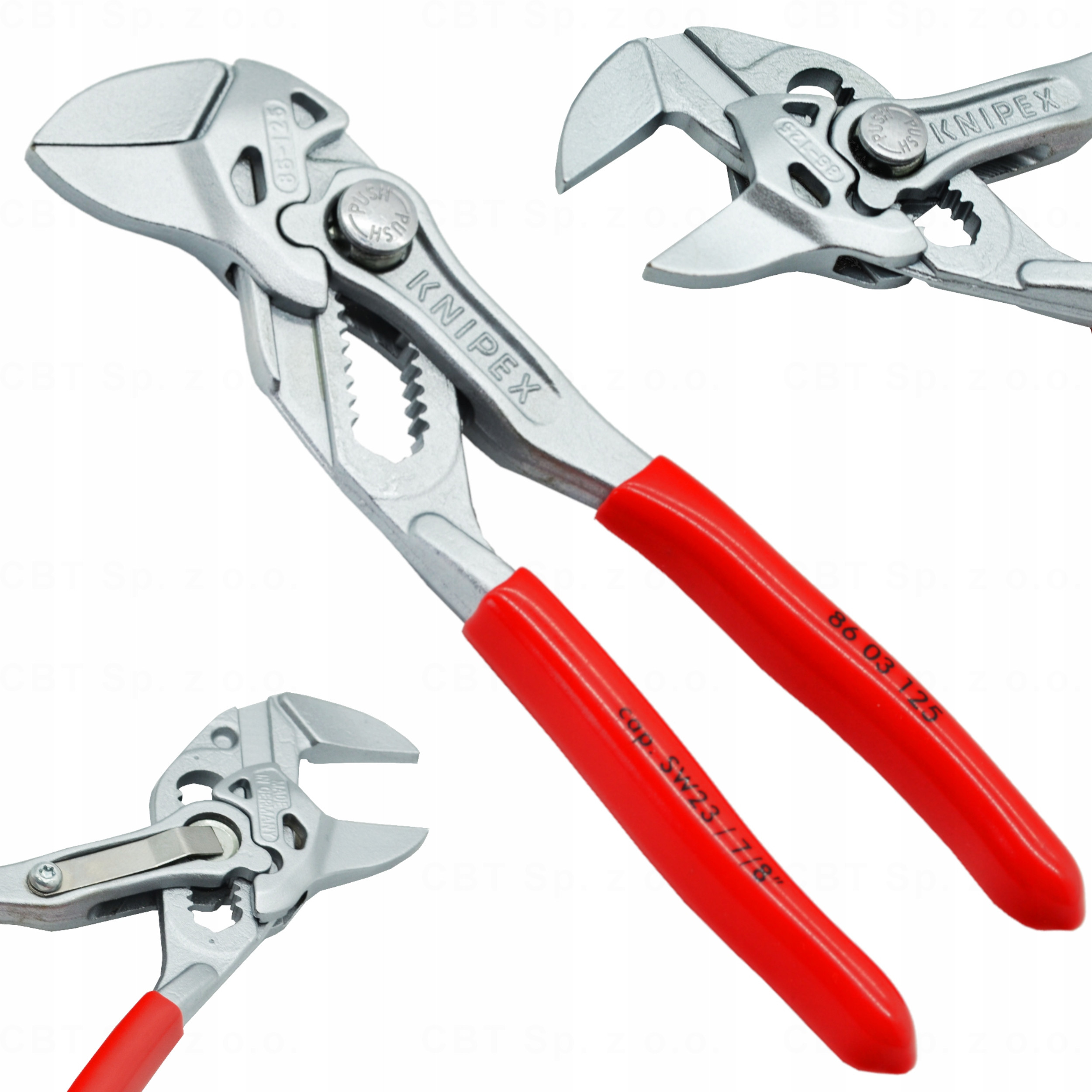 Szczypce nastawne do rur 125 mm (1") PCW KNIPEX